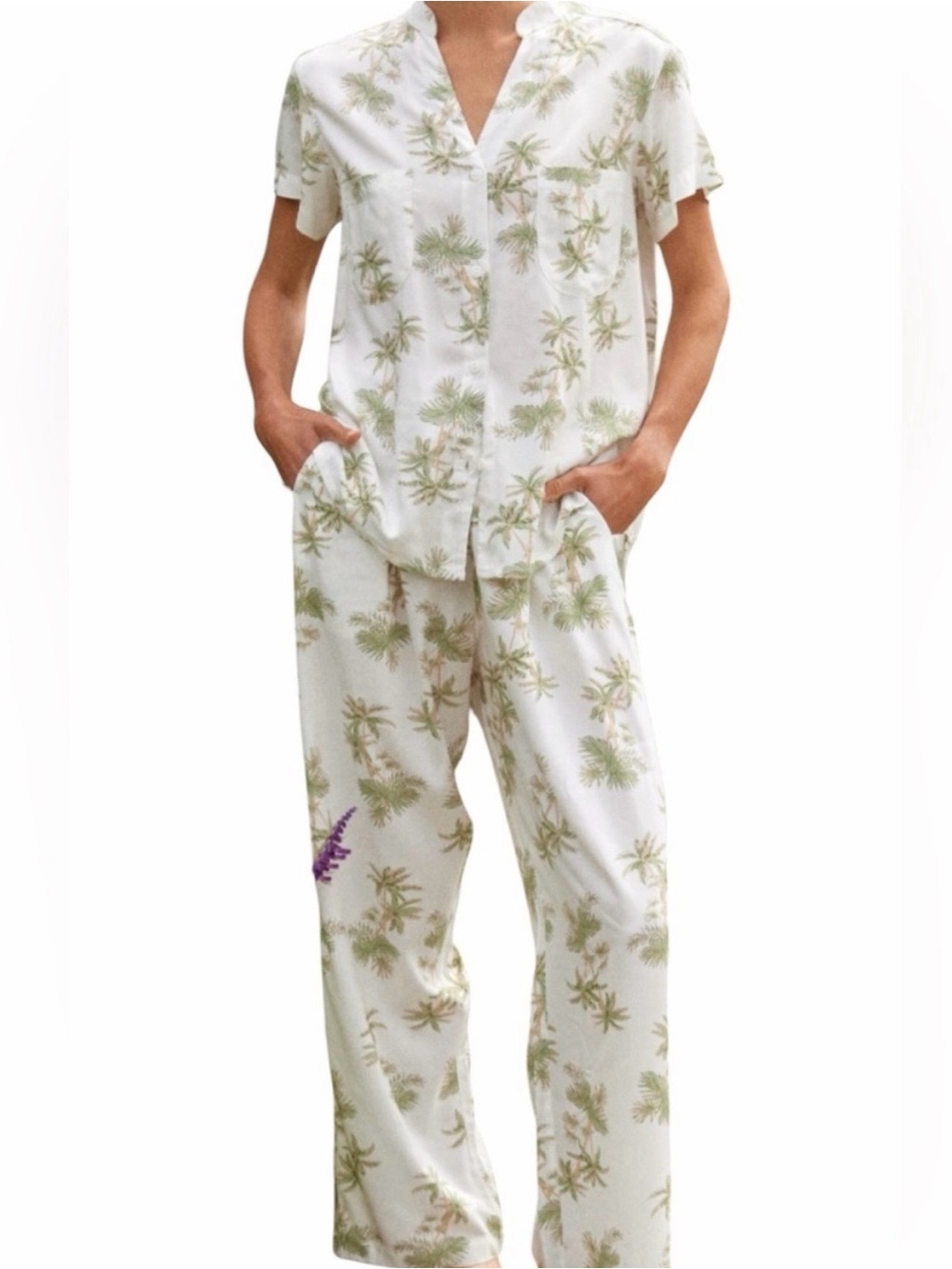 Piyama ‘Maggie’ Long Pant Vintage Palm NWT